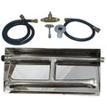 Tretco OB2SS-BK1-36-NG 32 in. Stainless Steel Dual Burner Pan, Natural Gas