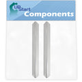2-Pack BBQ Grill Heat Shield Plate Tent Replacement Parts for Weber Genesis E-310 2011-2013 - Compatible Barbeque Stainless Steel Flame Tamer, Flavorizer Bar, Vaporizer Bar, Burner Cover 17.5